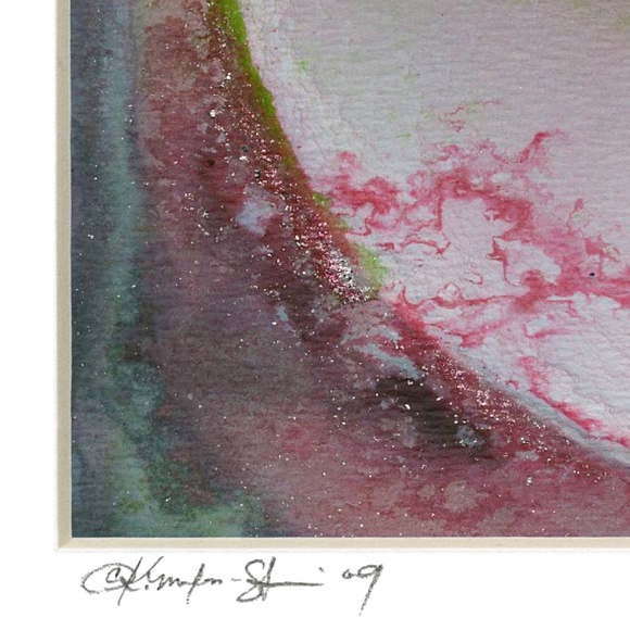 Original Nautilus Shell Watercolor Painting in Acid Free mat Nautilus Shell 930 - Picture 3 of 3